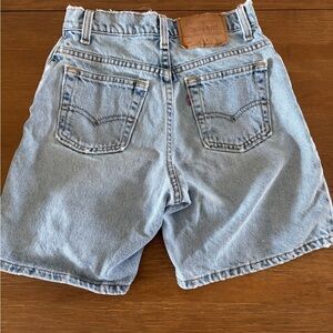 Levi's Light Blue Jean Shorts